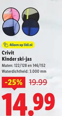 Lidl Crivit Kinder ski-jas aanbieding