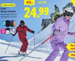Lidl Crivit Ski-jas Freeride aanbieding