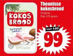Dirk Theunisse kokosbrood aanbieding