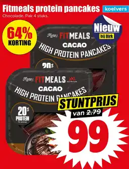 Dirk Fitmeals Protein Pancakes Koelvers aanbieding