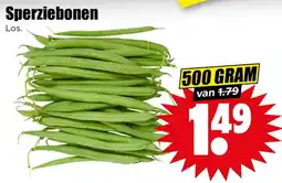 Dirk Sperziebonen aanbieding