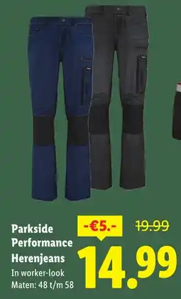 Lidl Parkside Performance Herenjeans aanbieding