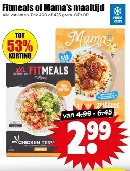 Dirk Fitmeals of Mama's Maaltijd aanbieding