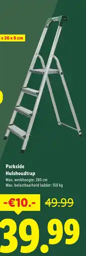 Lidl Parkside Huishoudtrap aanbieding