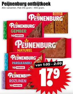 Dirk Peijnenburg Ontbijtkoek aanbieding