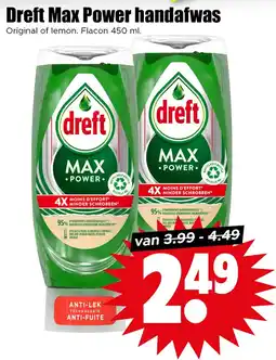 Dirk Dreft Max Power Handafwas aanbieding
