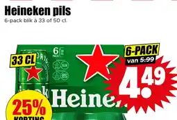Dirk Heineken Pils aanbieding