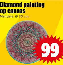 Dirk Diamond painting op canvas aanbieding