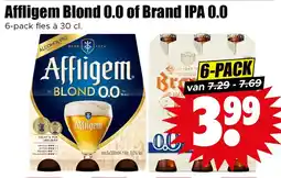 Dirk Affligem Blond 0.0 of Brand IPA 0.0 aanbieding