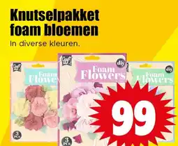 Dirk Knutselpakket foam bloemen aanbieding