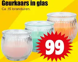 Dirk Geurkaars in glas aanbieding