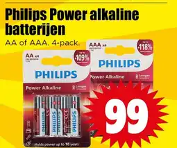 Dirk Philips Power alkaline batterijen aanbieding