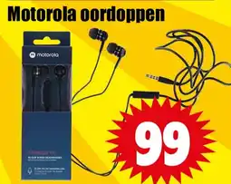 Dirk Motorola oordoppen aanbieding