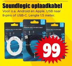Dirk Soundlogic oplaadkabel aanbieding