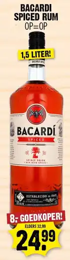 Dirk Bacardi Spiced Rum aanbieding