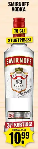 Dirk Smirnoff Vodka aanbieding