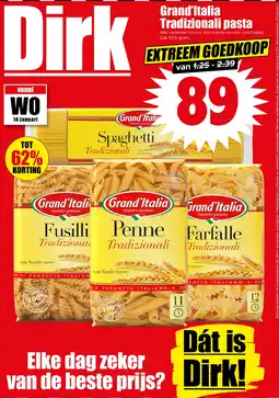 Dirk Grand'Italia Tradizionali pasta aanbieding