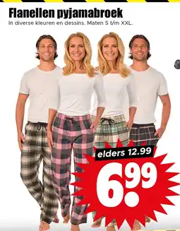 Dirk Flanellen pyjamabroek aanbieding