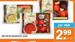 Albert Heijn Alle AH Verspakketten soep aanbieding