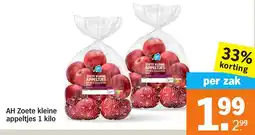 Albert Heijn AH Zoete kleine appeltjes aanbieding