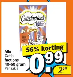 Albert Heijn Alle Catis- factions 40-60 gram aanbieding