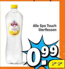Albert Heijn Alle Spa Touch literflessen aanbieding