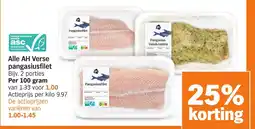 Albert Heijn Alle AH Verse pangasiusfilet aanbieding