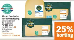 Albert Heijn Alle AH Zaanlander van de versafdeling aanbieding