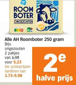 Albert Heijn Alle AH Roomboter aanbieding