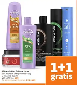 Albert Heijn Alle Andrélon, Taft en Syoss aanbieding