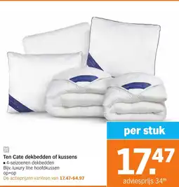 Albert Heijn Ten Cate dekbedden of kussens aanbieding