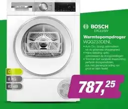 EP BOSCH WQG233DENL Serie 6 EXCLUSIV Warmtepompdroger aanbieding
