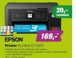 EP Epson EcoTank ET-2870 Printer aanbieding