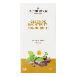 Etos Jacob Hooy Theezakjes Gezonde Nachtrust 20 stuks aanbieding