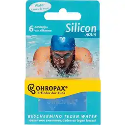 Etos Ohropax Silicon Aqua 6st aanbieding