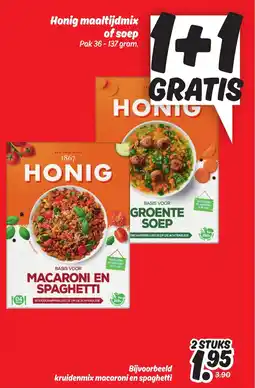 Dekamarkt Honig maaltijdmix of soep aanbieding