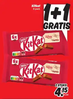 Dekamarkt Kitkat aanbieding