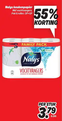 Dekamarkt Nalys keukenpapier aanbieding