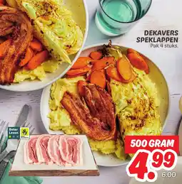 Dekamarkt Dekavers speklappen aanbieding