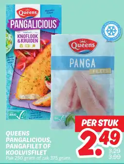 Dekamarkt Queens pangalicious pangafilet of koolvisfilet aanbieding