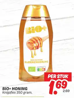 Dekamarkt Bio+ honing aanbieding
