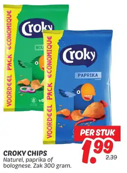 Dekamarkt Croky chips aanbieding