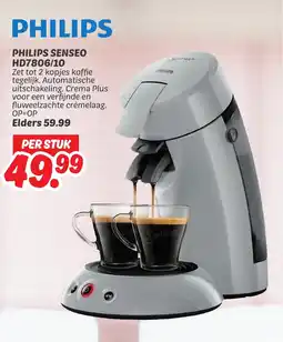 Dekamarkt Philips senseo hd7806 10 aanbieding