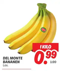 Dekamarkt Del monte bananen aanbieding