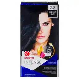 Kruidvat Kruidvat Intense 2.8 Midnight Blue Permanente Crème Haarkleuring aanbieding