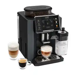 MediaMarkt KRUPS EA912B Sensation Milk M90 Volautomatische espressomachine Zwart aanbieding