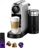 MediaMarkt KRUPS Nespresso CitiZ & Milk XN761B - Zilver aanbieding