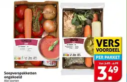 Hoogvliet Soepverspakketten ongekoeld aanbieding