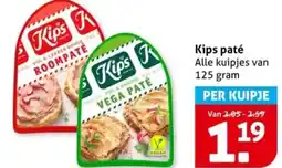 Hoogvliet Kips paté aanbieding