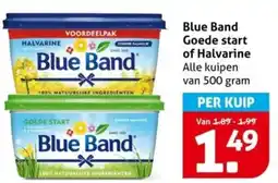 Hoogvliet Blue Band Goede start of Halvarine aanbieding